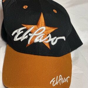 El Paso Black and Orange Cap